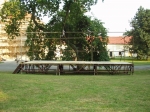 příprava pódia 2003